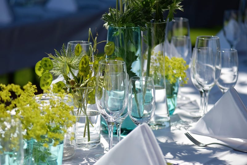 Bark-covered Tables